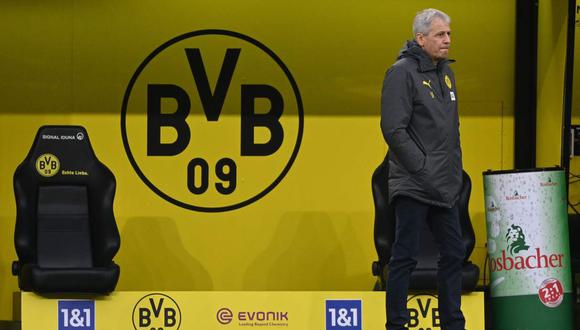 Borussia Dortmund despidió a su entrenador, Lucien Favre. (Foto: AFP)