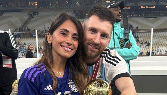 Argentina campeón: ¿por qué Antonella Roccuzzo y el ‘Kun’ Aguero podrían ser sancionados por la FIFA? | Las autoridades de la FIFA se han percatado de algunas violaciones que se han realizado durante el alboroto de los festejos del torneo internacional más importante del mundo.  (Foto: Antonella Roccuzzo / Instagram)