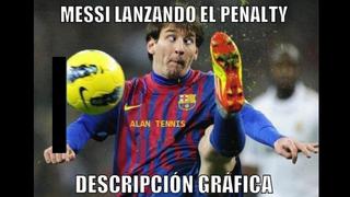 Memes a Messi por su penal fallado y asistencias con el Barza
