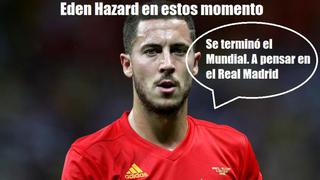 Facebook: Francia vs. Bélgica, memes sobre Hazard tras eliminación del Mundial