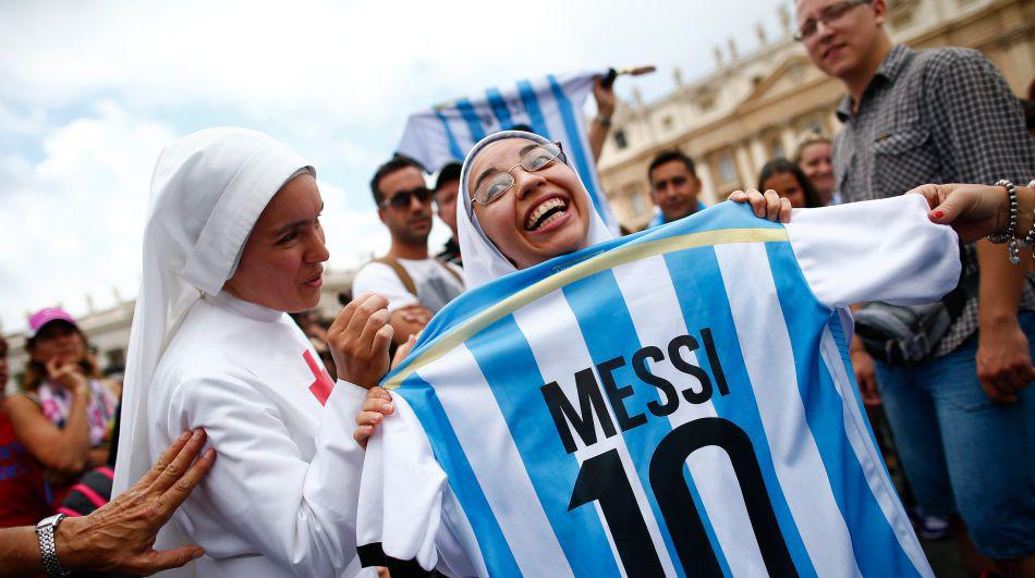 Final Copa del Mundo 2014: Argentina ya lo gana en el Vaticano  - 1