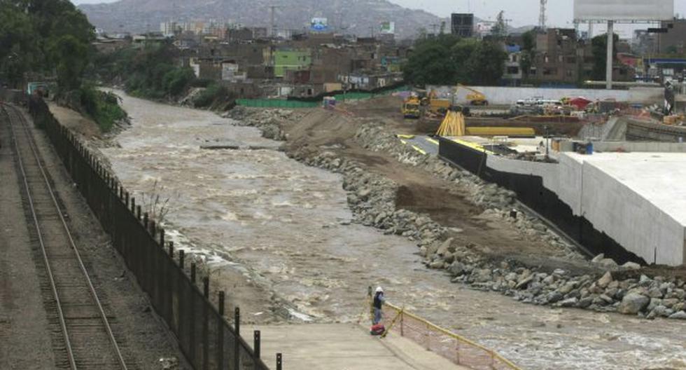 A las 16:00 horas el río hablador registró un caudal de 36.8 m3/s, en la estación Chosica. (Foto: Andina)