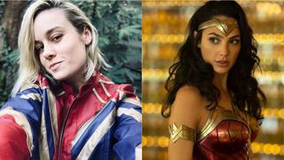 "Captain Marvel": Brie Larson revela por qué lloró al ver "Wonder Woman"