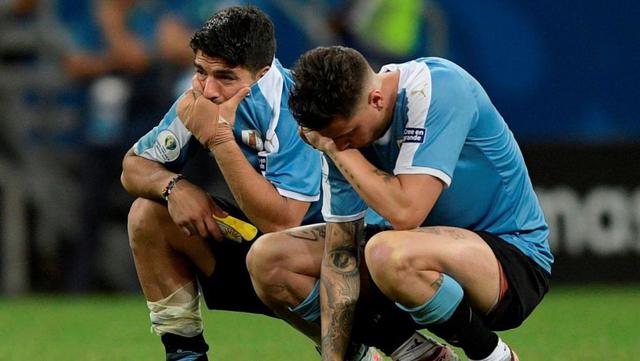 Pedro Gallese atajó el penal pateado por Luis Suárez, el cual terminó siendo fundamental para la clasificación a las semifinales de la Copa América 2019 (Foto: AFP)