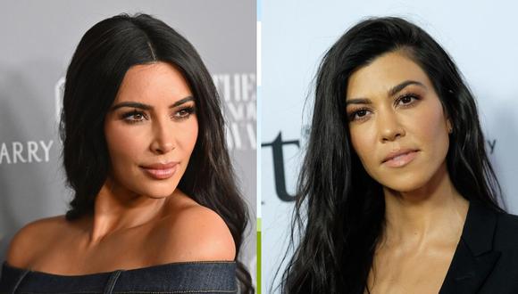 Kim Kardashian y su hermana Kourtney se agarran a golpes en la nueva temporada de su reality. (Foto: AFP)