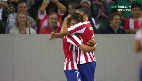 Juventus vs. Atlético de Madrid: Joao Félix marcó el 1-0 con este golazo de volea. (Foto: captura)