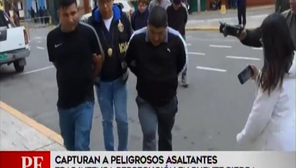 La banda delincuencial se dedicaba a asaltar a los pasajeros de las unidades de transporte que cubren la ruta Puente Piedra-Ancón y a establecimientos comerciales. (Imagen: América Noticias)