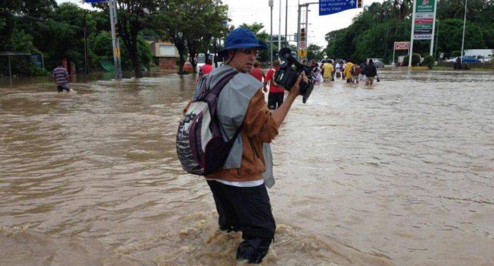 Acapulco quedó inundada a causa de las tormentas tropicales. (Foto: @vhmichel)