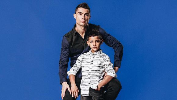 Hijo de Cristiano imita al futbolista y enternece a todos. (Foto: Instagram)
