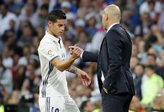 Real Madrid: ¿Zidane también se "despidió" de James Rodríguez?