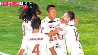 ¡En el último minuto! Valera puso el 2-1 para Universitario sobre Binacional | VIDEO