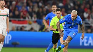 Italia clasificó al Final Four de la UEFA Nations League: venció 2-0 a Hungría