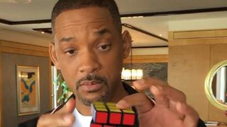 Instagram: Will Smith arma Cubo de Rubik en un minuto y causa sensación