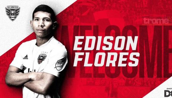En Estados Unidos informaron que Edison Flores se convirtió en el jugador más caro en la historia del DC United, que pagó 5 millones de dólares por su pase al Morelia.
