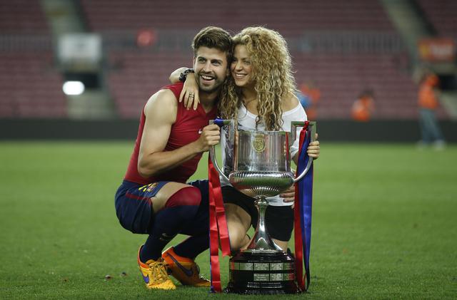 Shakira grita emocionada el gol de su hijo (Foto: EFE)