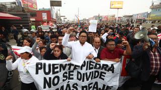 Peajes: transportistas y vecinos de Puente Piedra marchan para exigir nulidad de contratos | FOTOS