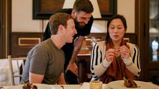 Mark Zuckerberg celebra cumpleaños de su esposa junto a Piqué