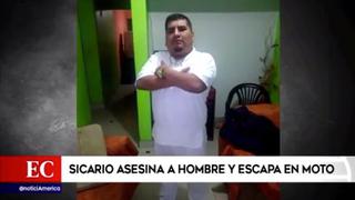 San Juan de Miraflores: sicario asesina a hombre y huye en moto | VIDEO