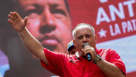 Diosdado Cabello: "La derecha no gobernará ni por las buenas ni por las malas". (Foto: AFP)