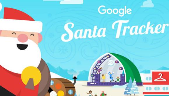 Cada año, Google Maps comparte la ruta de Papá Noel mientras deja sus regalos a los niños de todo el mundo. (Foto: Google)