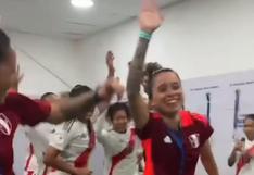 La fiesta en el vestuario de la sub 20 luego de clasificar al hexagonal del Sudamericano Femenino | VIDEO