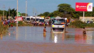 Sullana: suspenden viajes a Talara y Tumbes tras intensa lluvia