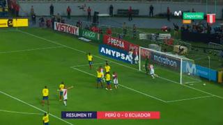 Perú vs. Ecuador EN VIVO: remate de Yotún, rapidez de Advíncula y resumen del primer tiempo | VIDEO