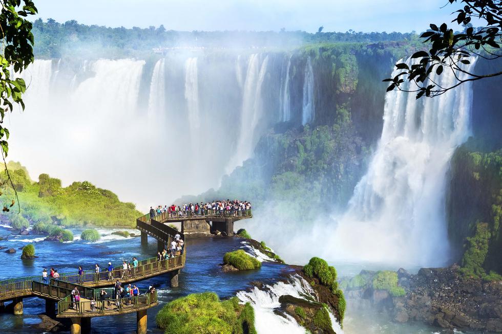 Vista de Las Cataratas del Iguazú en Argentina (Foto: Internet).
