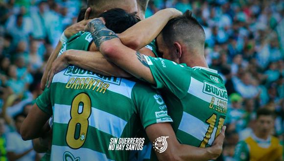 Santos Laguna dio vuelta al marcador y se quedó con el trounfo sobre Lobos BUAP por la jornada inaugural del Apertura 2018 Liga MX. (Foto: Santos Laguna)