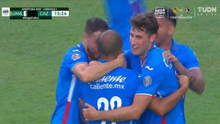Rafael Baca anota el 1-0 de Cruz Azul sobre Tigres por la Liga MX | VIDEO