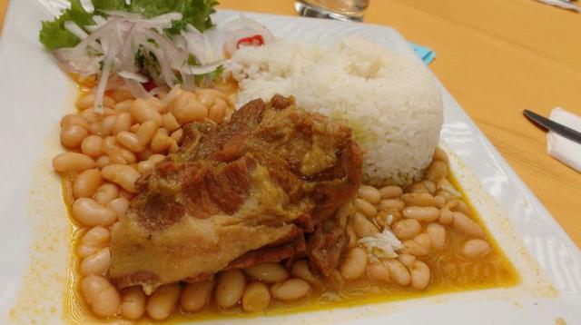 Cabrito con frejoles en el Club Sullana.