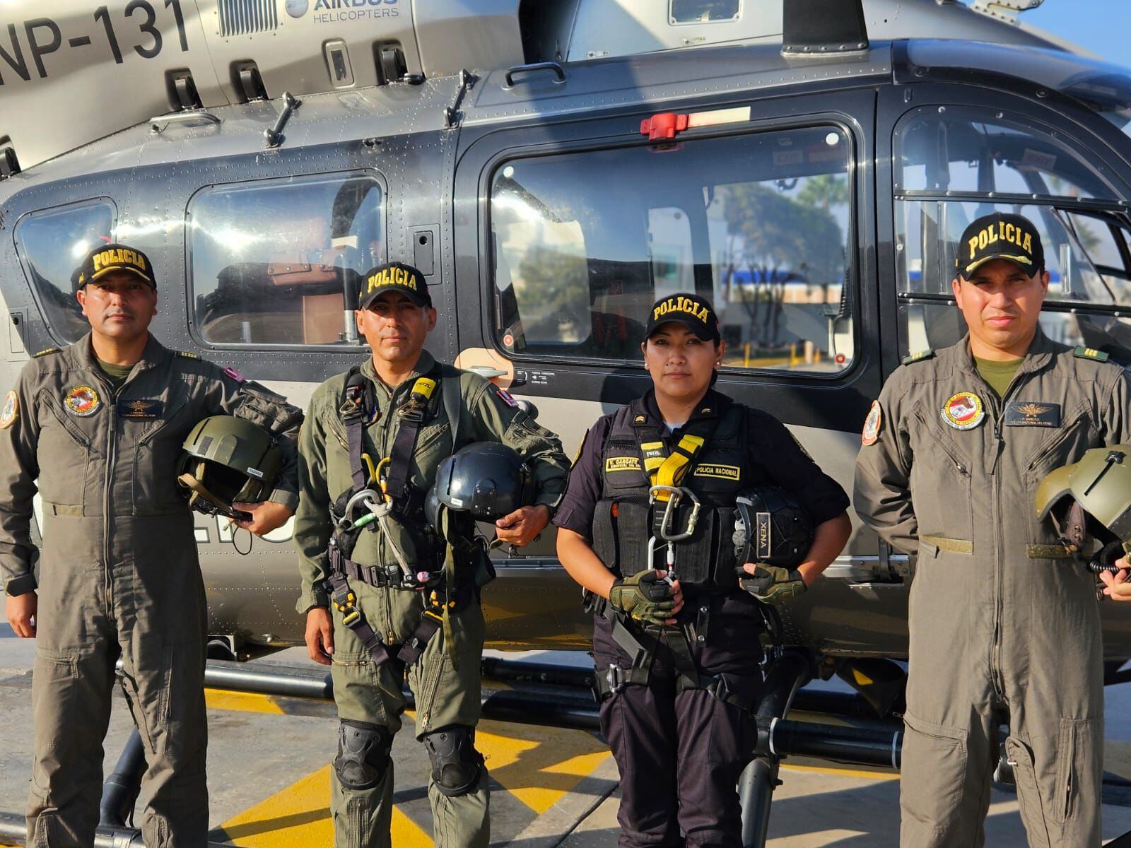 La suboficial de segunda PNP Verónica Gargate lleva 10 años como parte del personal de rescate de la Aviación Policial. (Foto: PNP)