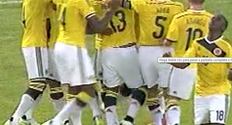 Carlos Cuesta anotó el cuarto para Colombia. (Foto: Captura)