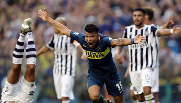 Boca Juniors se acerca cada vez más al título de la Superliga, luego de vencer en tiempo añadido a Talleres de Córdoba con gol de Pablo Pérez. (Foto: AFP)