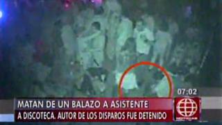 Cámara grabó asesinato dentro de discoteca de Comas