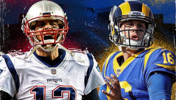 Patriots y Rams serán los equipos protagonistas del Super Bowl. (Foto: NFL)
