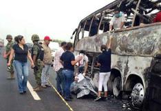 Veracruz: Incendio de bus tras choque deja por lo menos 36 muertos