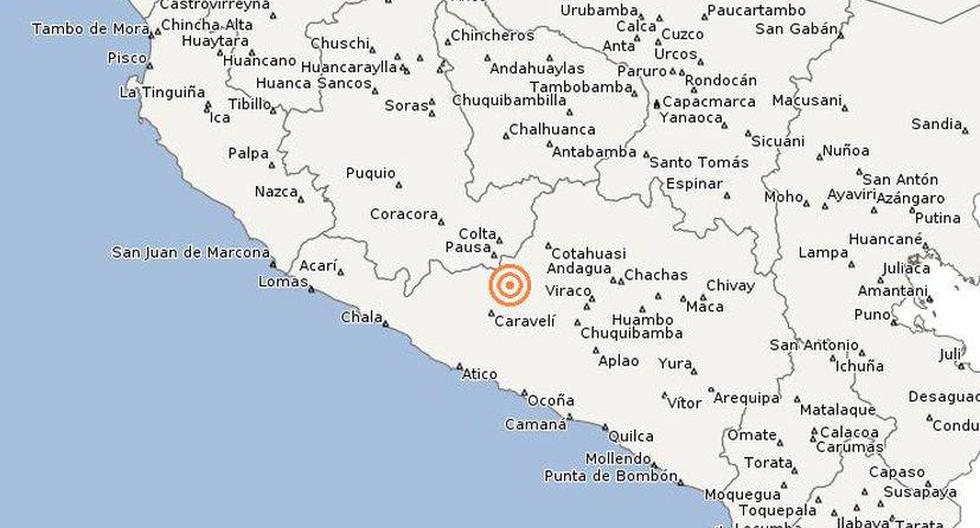 El sismo no fue sentido por la población local. (Imagen: IGP)