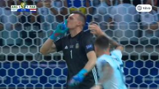 Argentina vs. Paraguay: Armani atajó este penal con una notable intervención | VIDEO