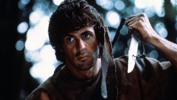 Sylvester Stallone como John Rambo en la película "First Blood".