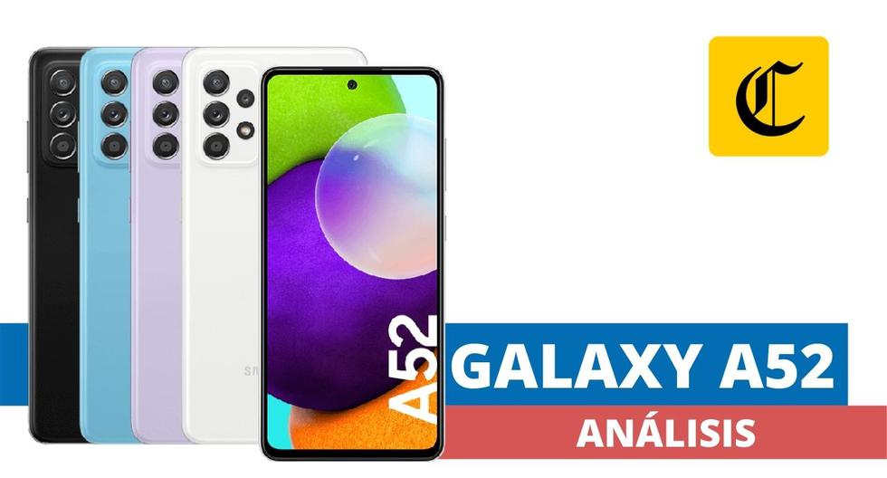 El nuevo smartphone Galaxy A52 es la apuesta de Samsung para convencer a los usuarios de terminales de gama media. (El Comercio)