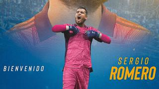 “¡Bienvenido!”: Sergio Romero fue oficializado como nuevo jugador de Boca Juniors