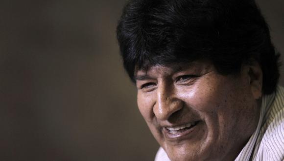 El expresidente boliviano Evo Morales durante una conferencia de prensa donde anunció el inicio de su viaje a Bolivia. (Foto de Emiliano Lasalvia / AFP).