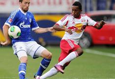 Red Bull, con Yordy Reyna, venció 3-1 al Schalke de Jefferson Farfán