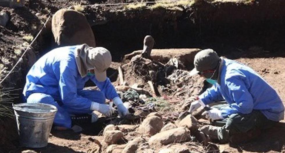 Los restos fueron hallados en fosa común en Ayacucho. (Foto: Agencia Andina)