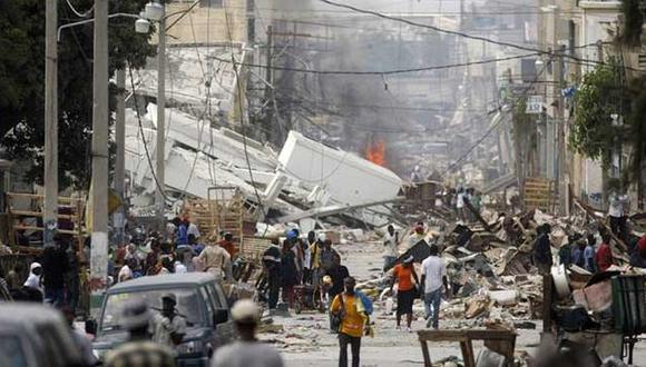 Imagen del terremoto de Haití producido en 2010. (Foto: EFE)
