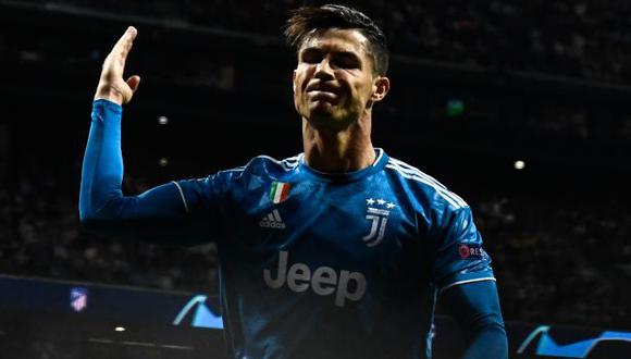 Cristiano Ronaldo estuvo muy cerca de darle la victoria a Juventus ante Atlético de Madrid. (Foto: AFP)