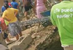 Lambayeque: muro de adobe colapsó y sepultó a dos personas | VIDEO