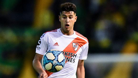 Exequiel Palacios jugó la final de la Copa Libertadores 2019 ante Flamengo. (Foto: Getty)