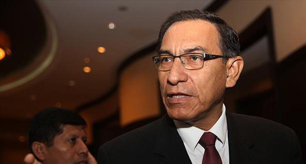 Martín Vizcarra llegó a Lima desde Canadá esta madrugada. (Andina)